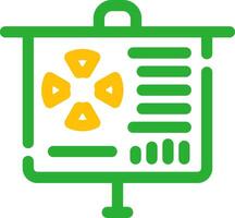 Line Two Color Design vector