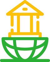Global Banking Creative Icon Design vector