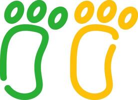Footprint Creative Icon Design vector