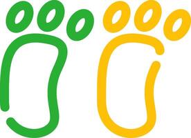 Footprint Creative Icon Design vector