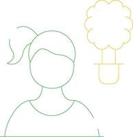 Emotional Intelligence Creative Icon Design vector