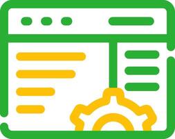 Browser Creative Icon Design vector