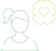 Emotional Awareness Creative Icon Design vector