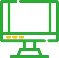 Monitor Creative Icon Design vector