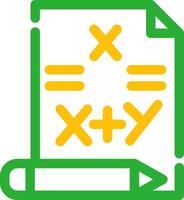 Maths Creative Icon Design vector