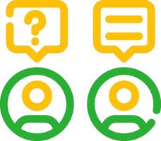 Discussion Creative Icon Design vector