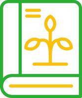 Botany Book Creative Icon Design vector