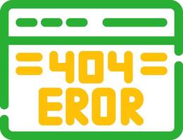 Diseño de icono creativo de error 404 vector