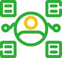 User Predictions Creative Icon Design vector
