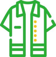 diseño de icono creativo de camisa vector