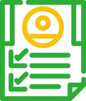 Profile Creative Icon Design vector