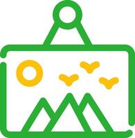 Frame Creative Icon Design vector