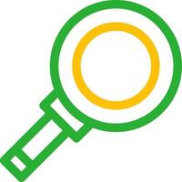 Magnifying Creative Icon Design vector