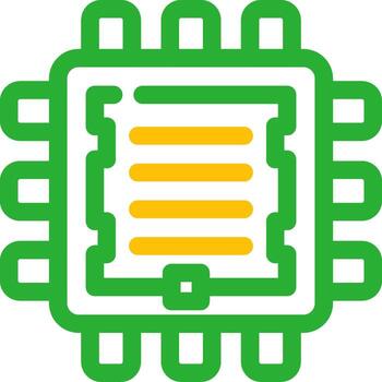 Processor Creative Icon Design vector