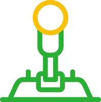 diseño de icono creativo de joystick vector