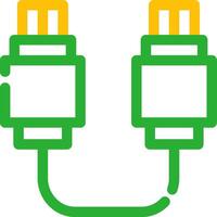 diseño de icono creativo de conexión usb vector