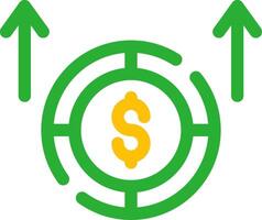 Cash Flow Creative Icon Design vector