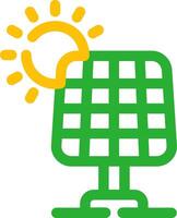 Solar Panel Creative Icon Design vector