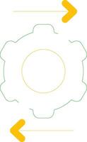 Machine to Machine Creative Icon Design vector