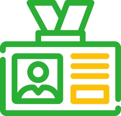 Id Card Creative Icon Design