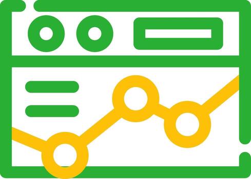 Web Analytics Creative Icon Design vector