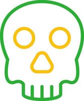 diseño de icono creativo de calavera vector