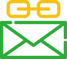 Email Link Creative Icon Design vector