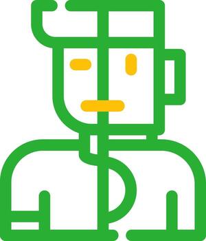 Humanoid Creative Icon Design vector