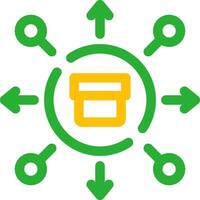 Distribution Creative Icon Design vector