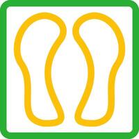 Footprint Creative Icon Design vector