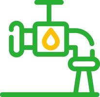 Water Tap Creative Icon Design vector