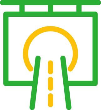 Tunnel Creative Icon Design vector