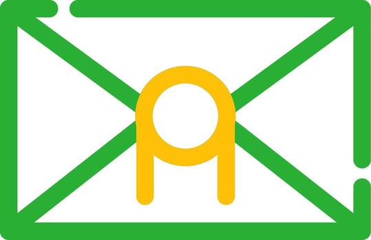 diseño de icono creativo de carta vector