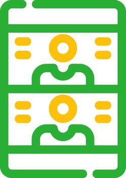 Videocall Creative Icon Design vector