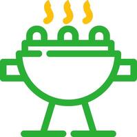 Grill Creative Icon Design vector