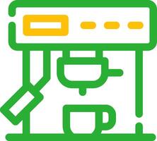 Coffee Machine Creative Icon Design vector
