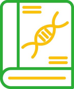 Bio Book Creative Icon Design vector