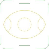 Eye Scanner Creative Icon Design vector