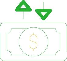 Cash Flow Creative Icon Design vector