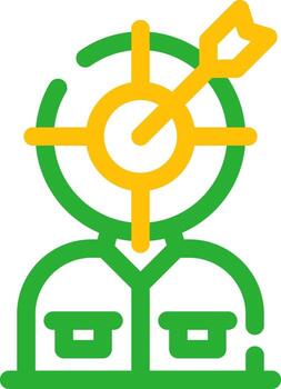 diseño de icono creativo headhunter vector