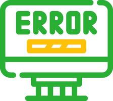 Error Creative Icon Design vector