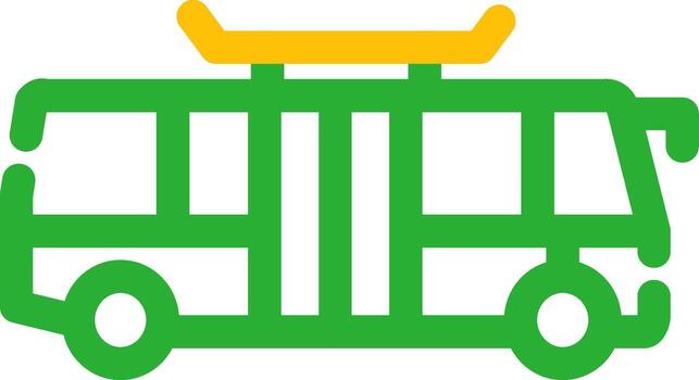 Bus Creative Icon Design vector