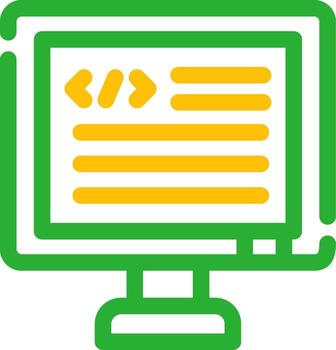 diseño de icono creativo de código vector