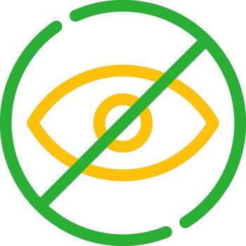 Blindness Creative Icon Design vector