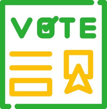 Vote Creative Icon Design vector