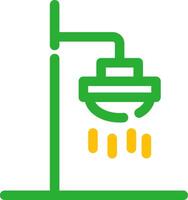 Roof Shower Creative Icon Design vector