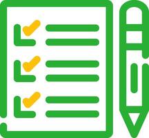 Exam Creative Icon Design vector