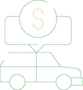 tarifa creativo icono diseño vector