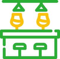 Line Two Color Design vector