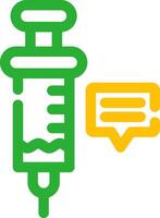 Syringe Creative Icon Design vector